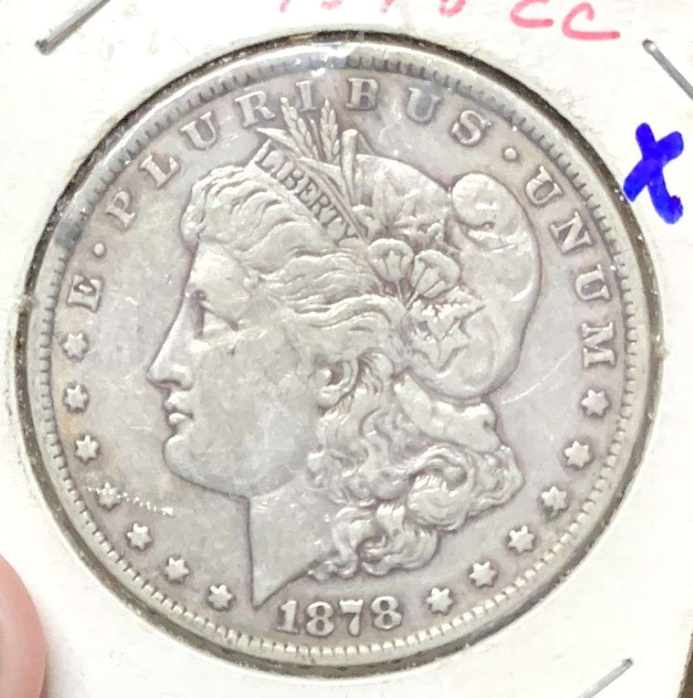 Last Minute! 1878-CC Morgan Silver Dollar XF (1 of 3)