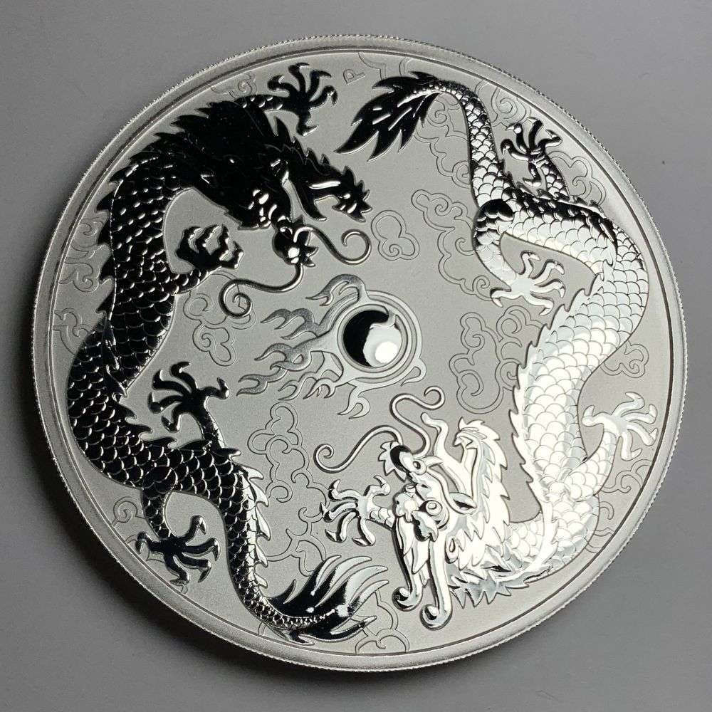 Last Minute! Rare 2021 Australia $10 Dragon Proof 10 ozt .9999 Silver (1 of 4)
