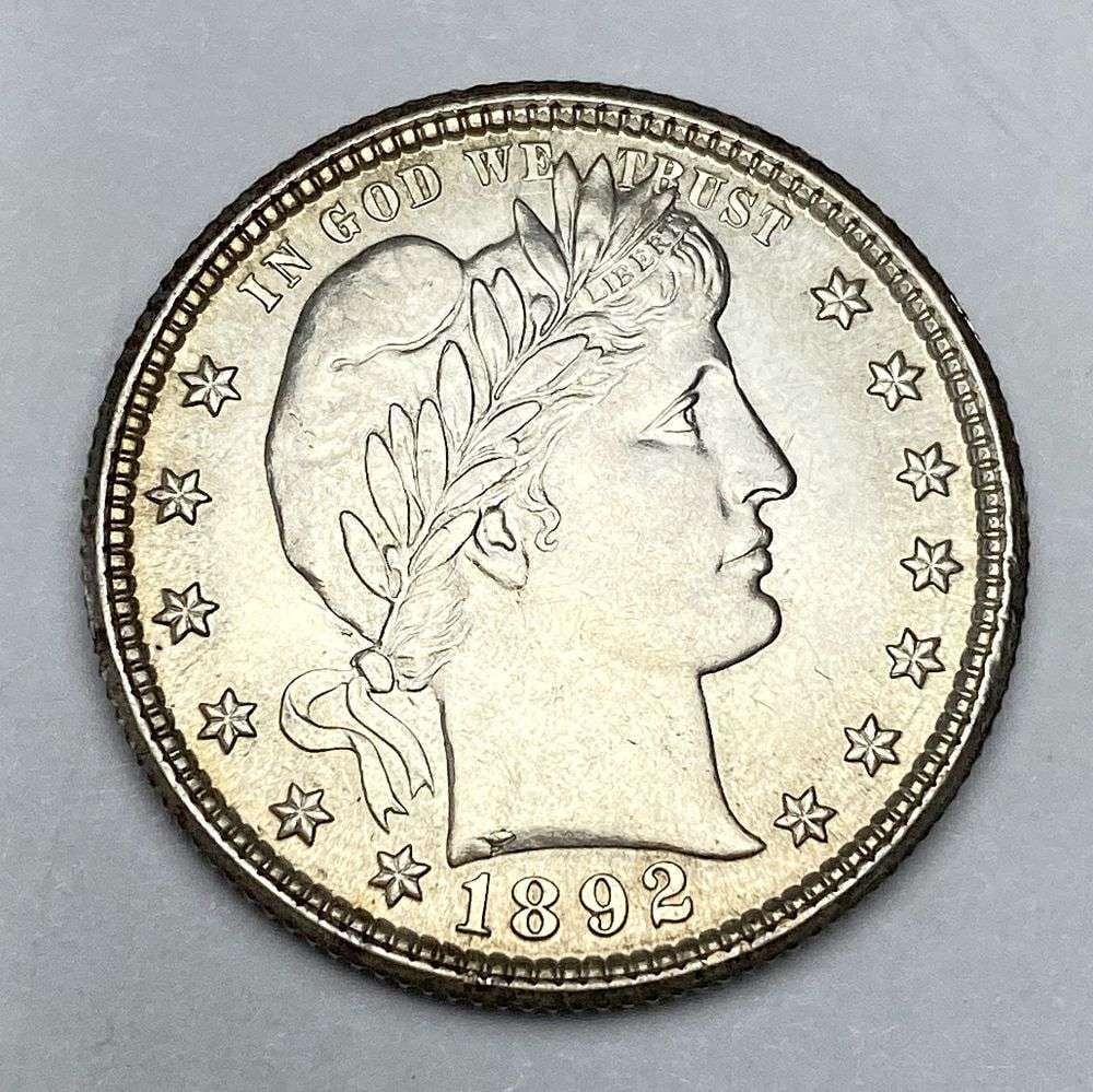 1892 Barber Silver Quarter MS65 (1 of 2)