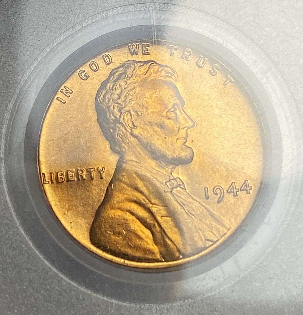 1944 Lincoln Cent PCGS MS66 RD: Winner shall receive the exact coin shown here. (RR/TVC=B)