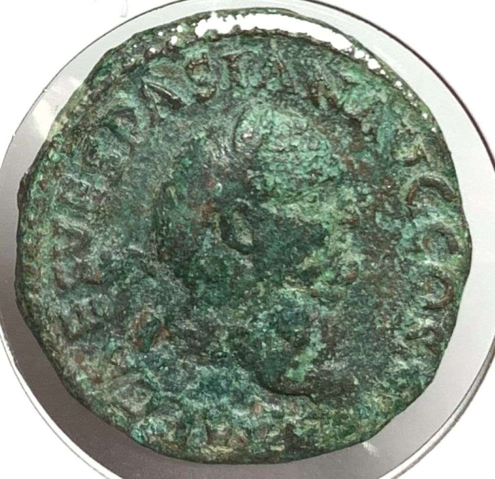 Ancient Roman Emperor Vespasian Dupondius 69-74 AD (1 of 3)