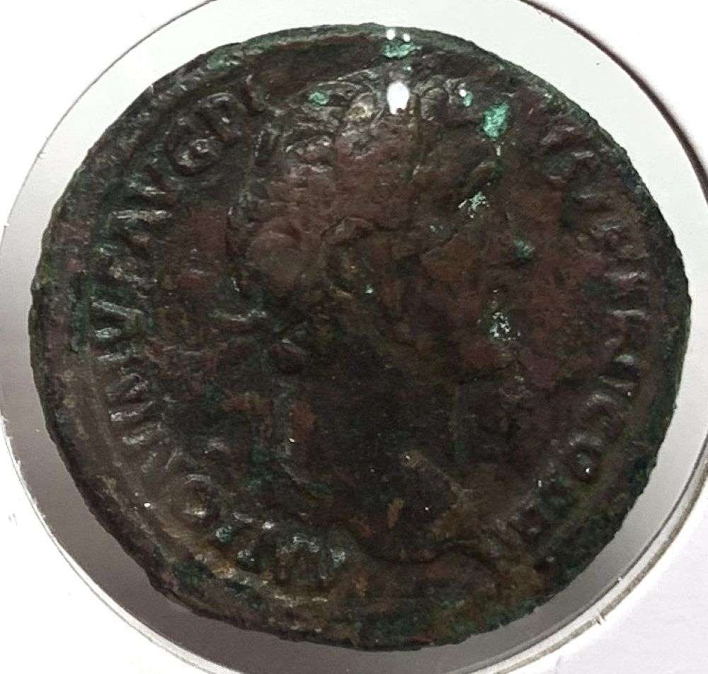 Ancient Emperor Antoninus Plus Dupondius 138-161 AD (1 of 3)