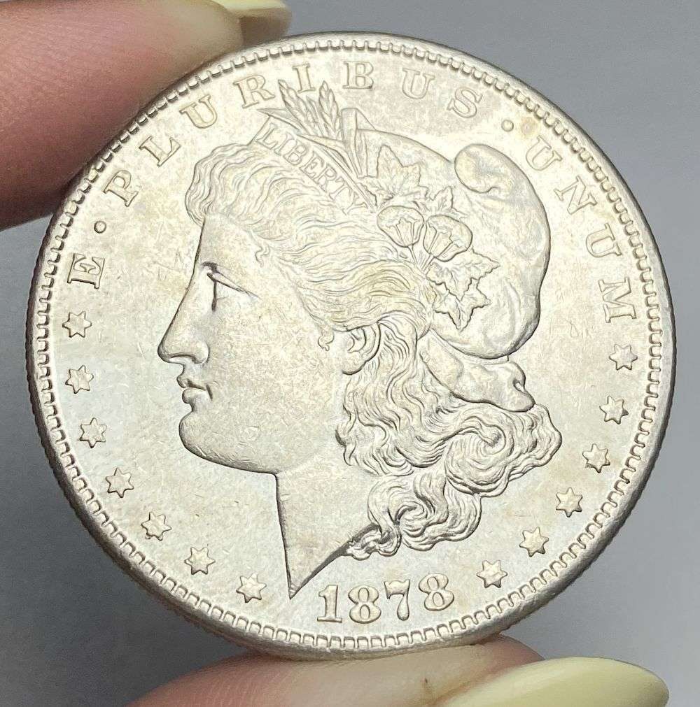 1878-S Morgan Silver Dollar MS63 Details (1 of 2)
