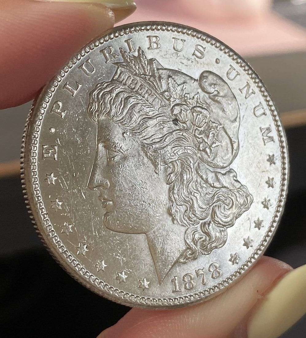 1878-S Morgan Silver Dollar MS64 PL (1 of 2)