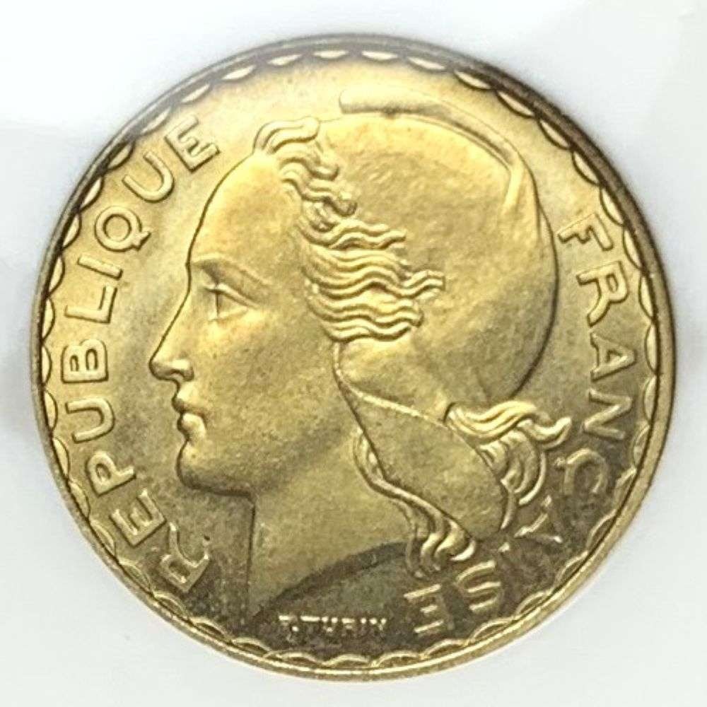 1950 France 20 Franc Essai NGC MS64 (1 of 4)