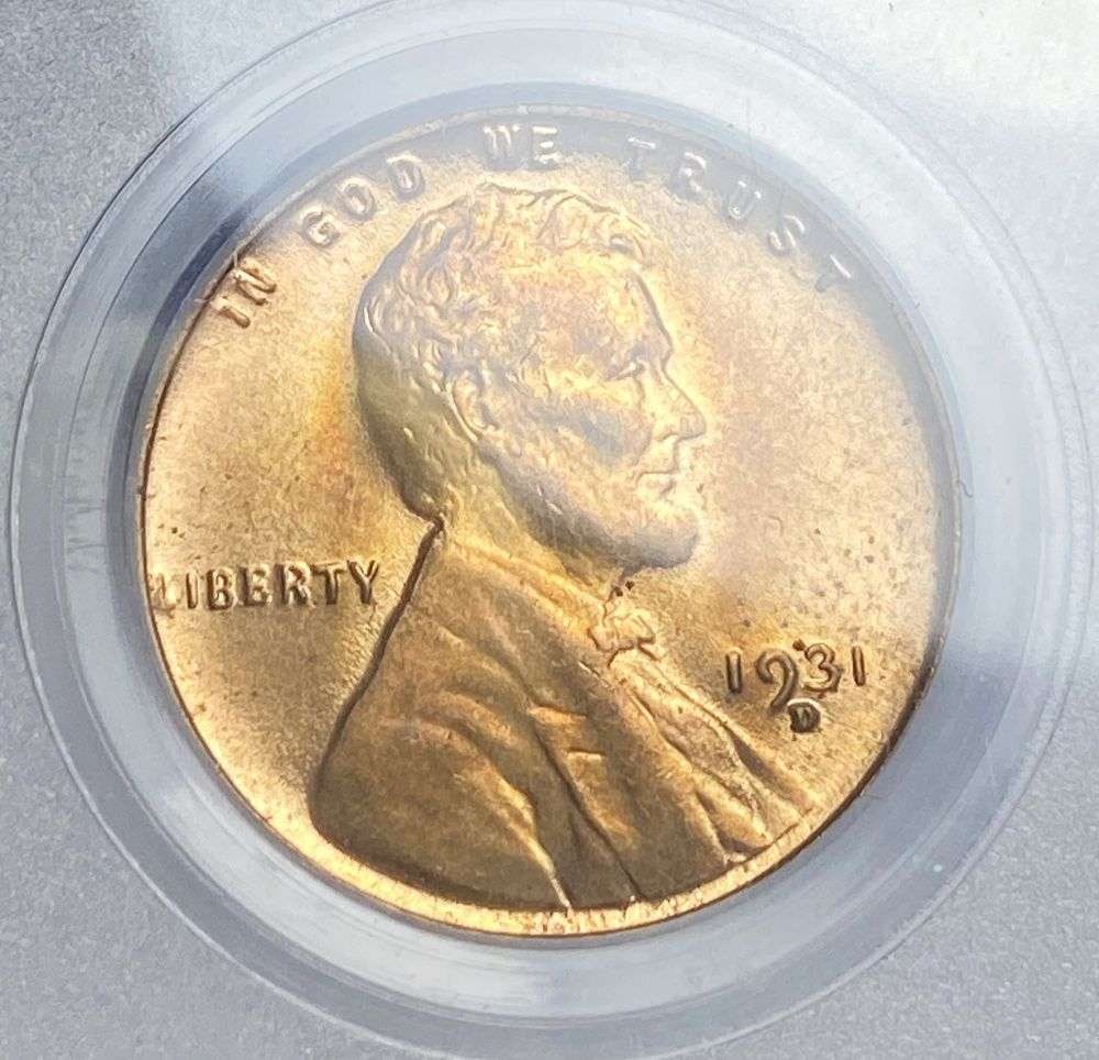 1931-D Lincoln Cent PCGS MS64 RD (1 of 4)