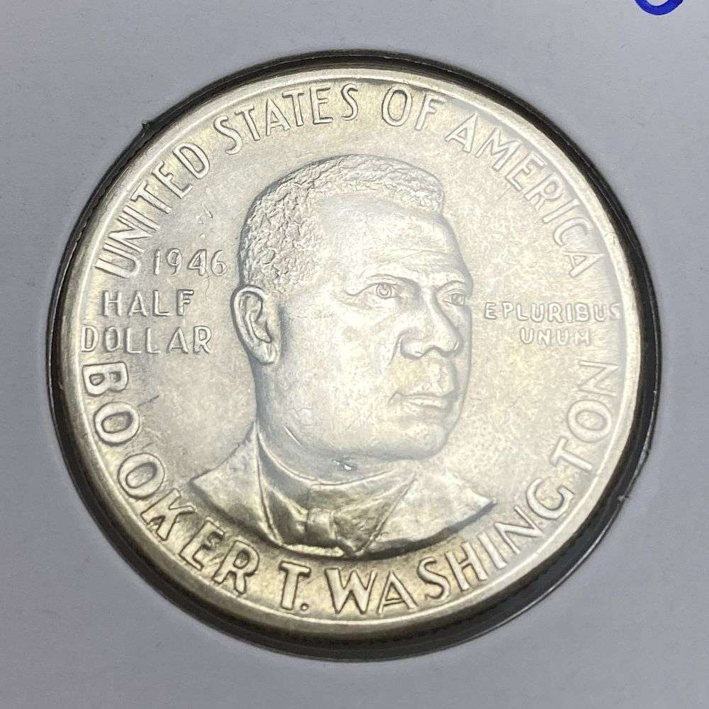 1946-D Booker T. Washington Commemorative Silver Half Dollar MS65: This consignment, we hope to offer over time across our various Whatnot channels, with the best material featured in our Wednesday auctions. We hope to be done with this stuff by the beginning of 2027