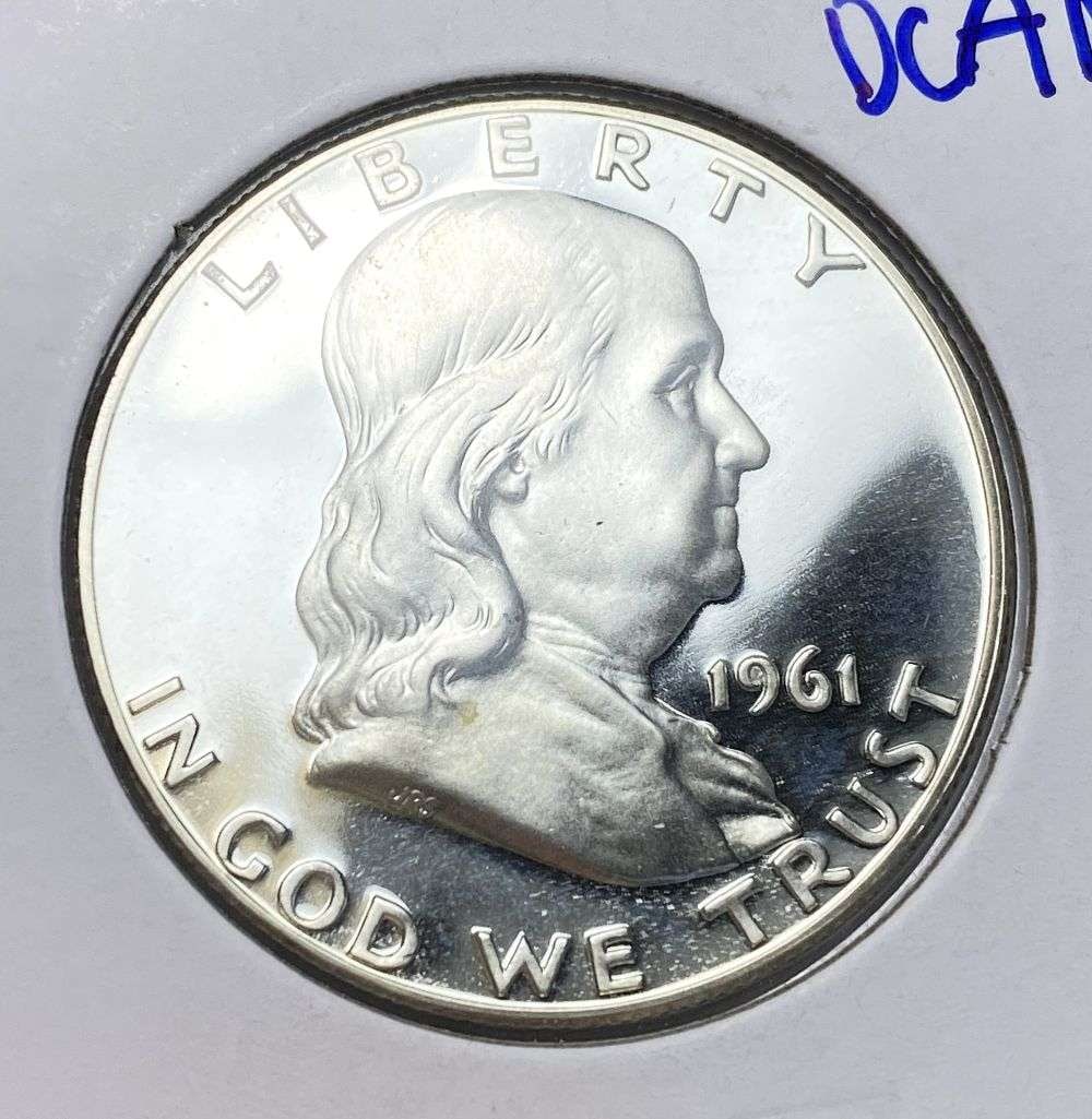 1961 Franklin Silver Half Dollar PR68 DCAM (1 of 3)
