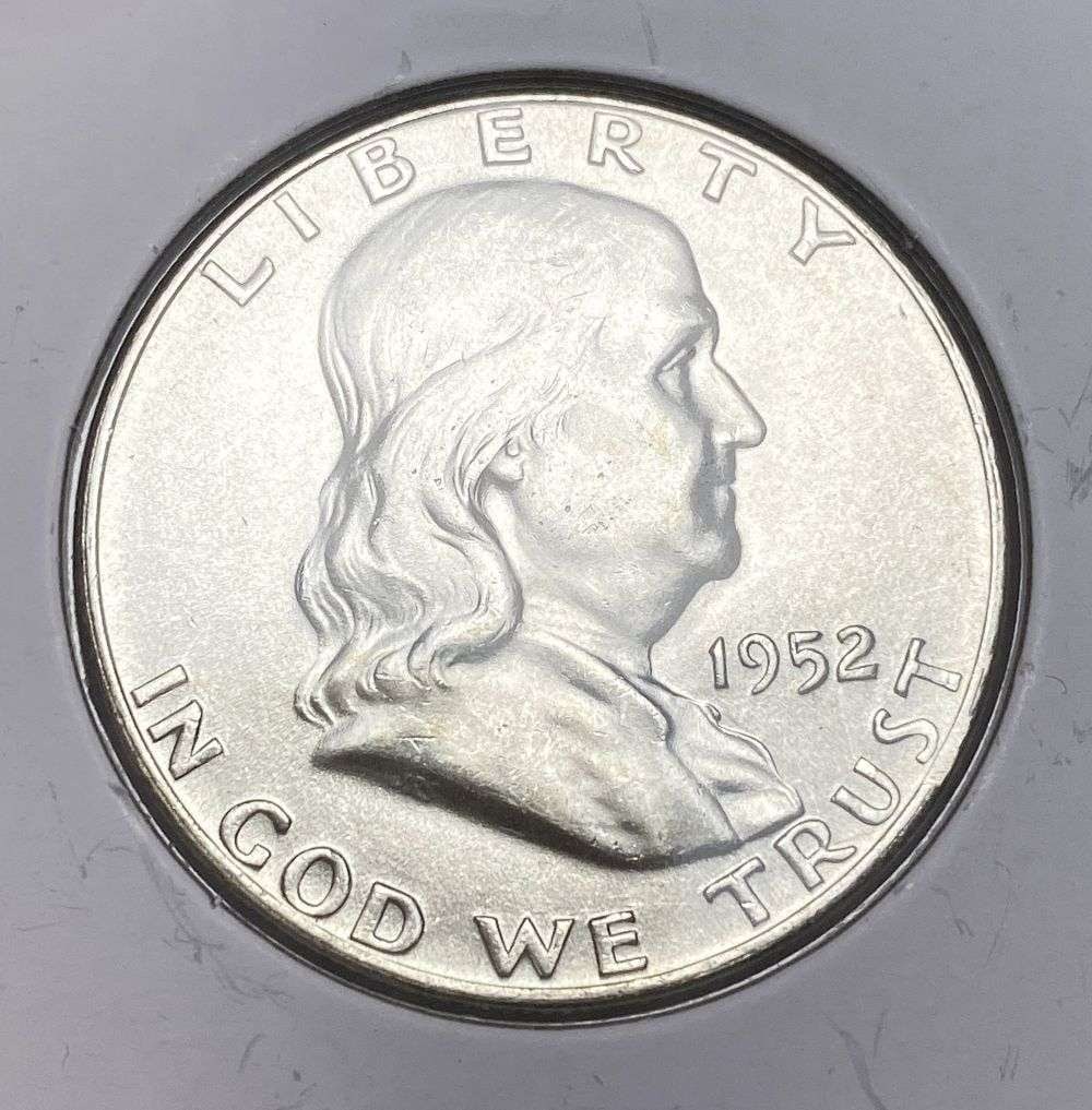 1952-D Franklin Silver Half Dollar MS66: This consignment, we hope to offer over time across our various Whatnot channels, with the best material featured in our Wednesday auctions. We hope to be done with this stuff by the beginning of 2027