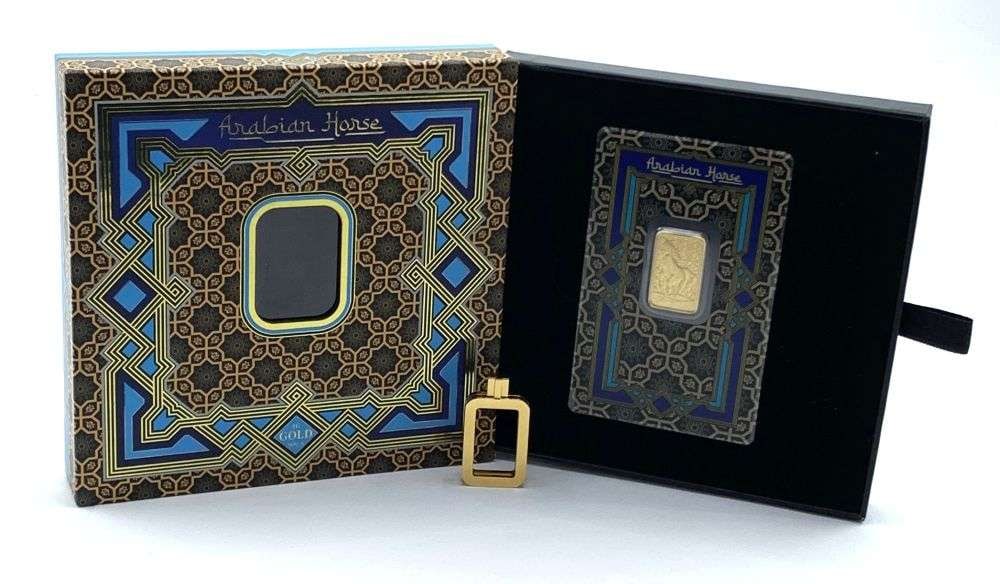 Pamp Suisse Arabian Horse 5g .9999 Gold Bar (1 of 6)