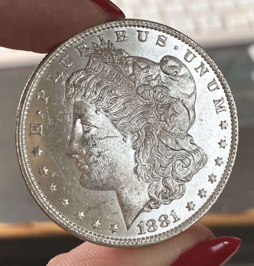1881-O Morgan Silver Dollar MS63 PL: This consignment, we hope to offer over time across our various Whatnot channels, with the best material featured in our Wednesday auctions. We hope to be done with this stuff by the beginning of 2027