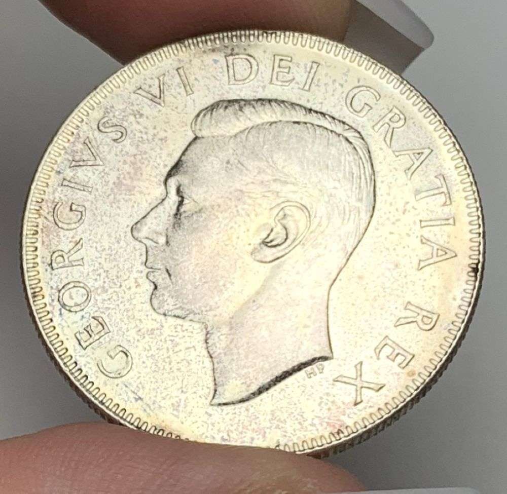 1950 Canada Silver 50c George VI (1 of 2)