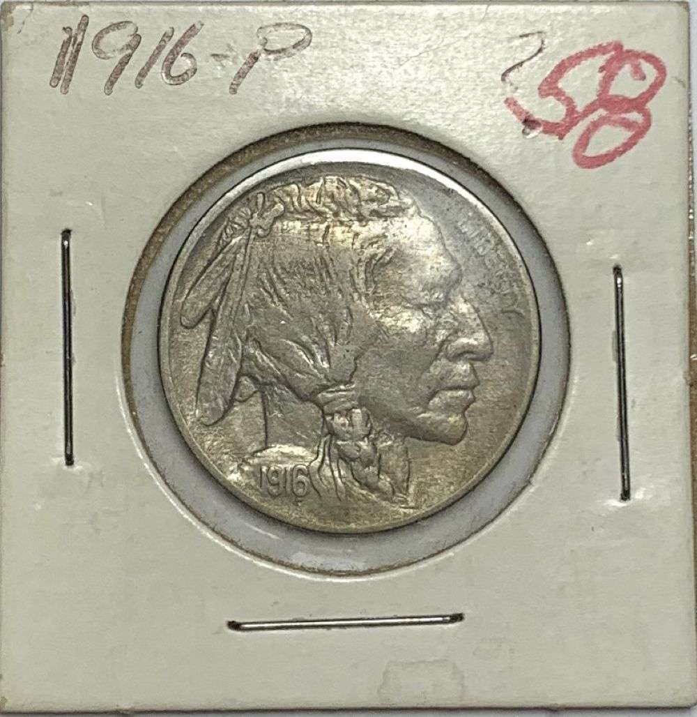 1916 Buffalo Nickel AU58: This consignment, we hope to offer over time across our various Whatnot channels, with the best material featured in our Wednesday auctions. We hope to be done with this stuff by the beginning of 2027
