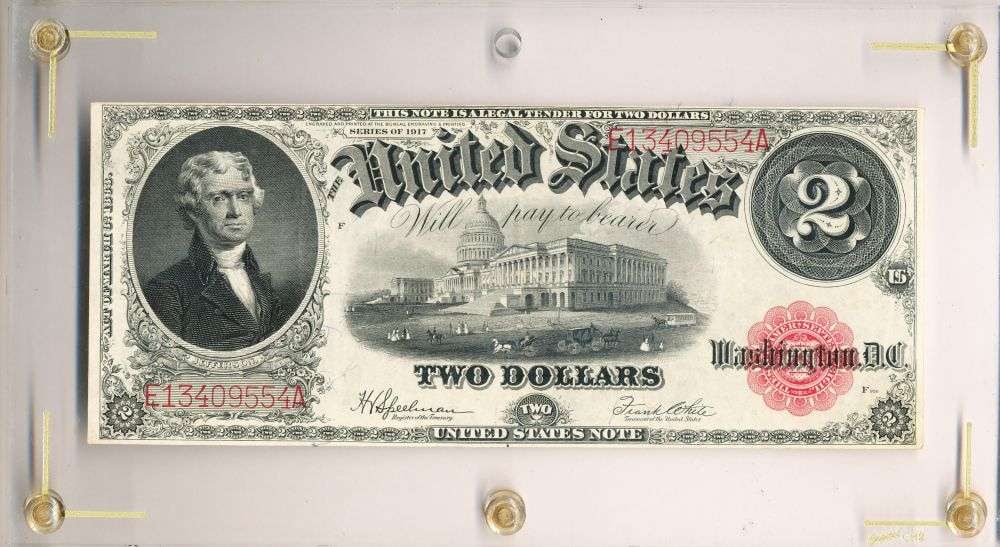 Crisp 1917 United States $2 Large Note (1 of 2)