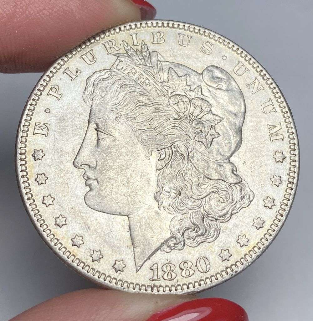 1880-O Micro "O" Morgan Silver Dollar MS62: This consignment, we hope to offer over time across our various Whatnot channels, with the best material featured in our Wednesday auctions. We hope to be done with this stuff by the beginning of 2027