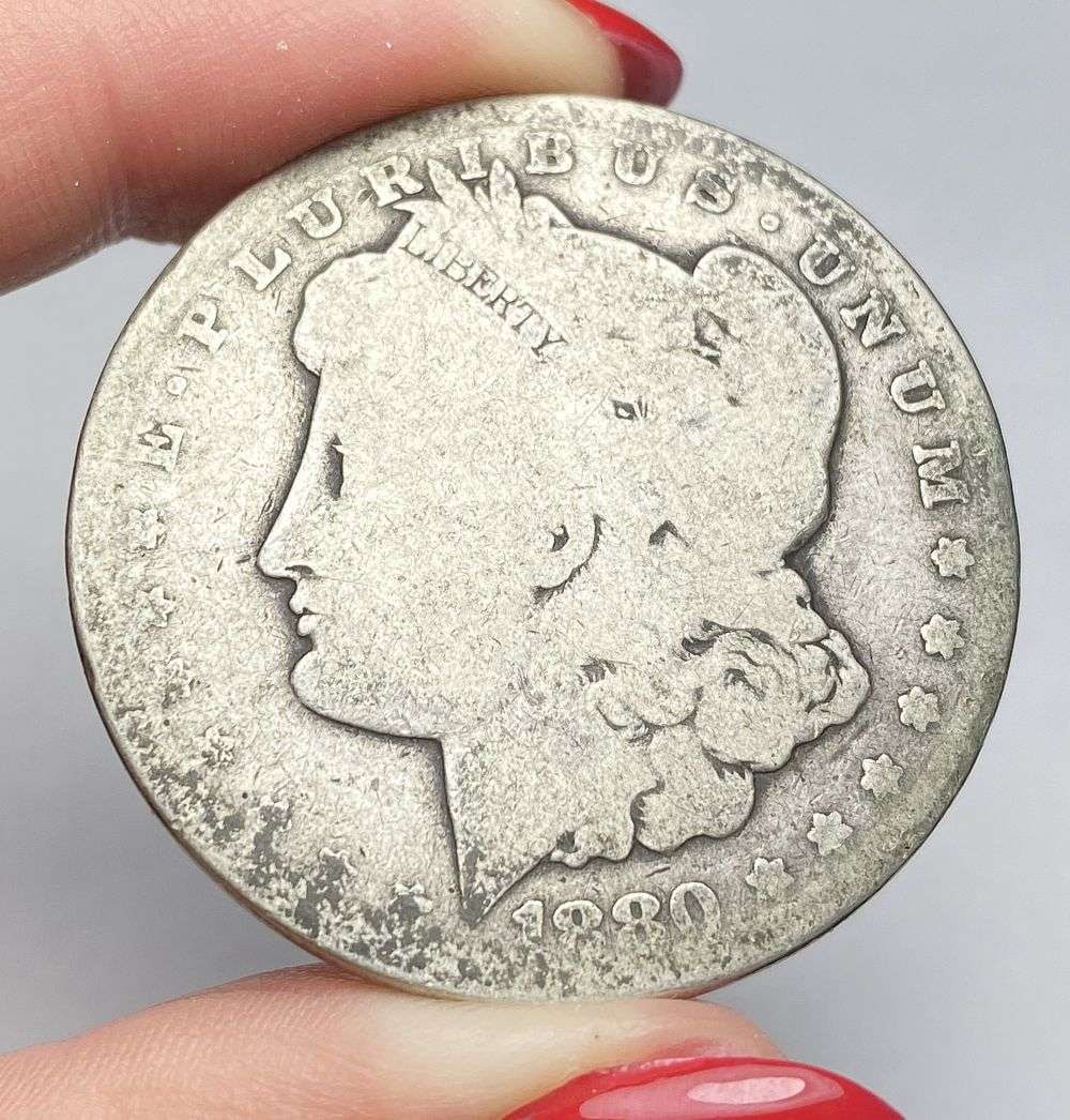 1880-CC Morgan Silver Dollar Good: This consignment, we hope to offer over time across our various Whatnot channels, with the best material featured in our Wednesday auctions. We hope to be done with this stuff by the beginning of 2027