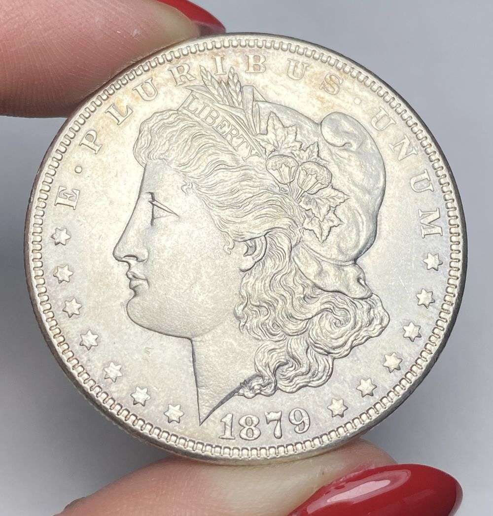 1879-S Morgan Silver Dollar MS64: This consignment, we hope to offer over time across our various Whatnot channels, with the best material featured in our Wednesday auctions. We hope to be done with this stuff by the beginning of 2027