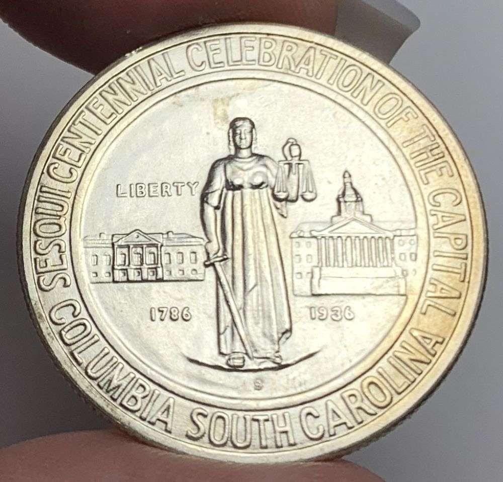 1936 Sesquicentennial South Carolina Celebration Of The Capital Silver Half Dollar MS65 (1 of 2)