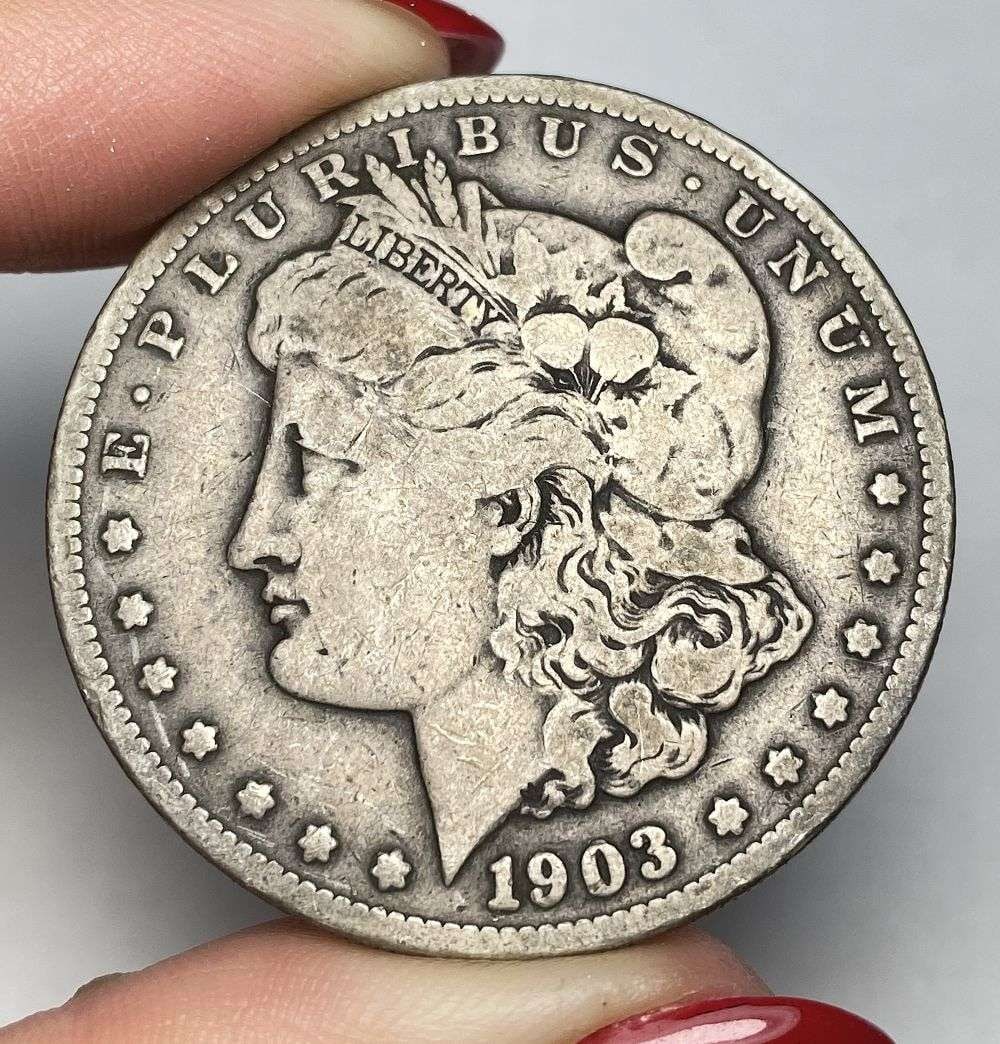 1903-S Morgan Silver Dollar VF: This consignment, we hope to offer over time across our various Whatnot channels, with the best material featured in our Wednesday auctions. We hope to be done with this stuff by the beginning of 2027