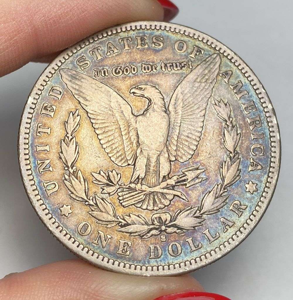 Toned 1892-S Morgan Silver Dollar VF: This consignment, we hope to offer over time across our various Whatnot channels, with the best material featured in our Wednesday auctions. We hope to be done with this stuff by the beginning of 2027