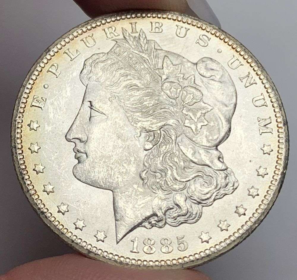 1885-CC Morgan Silver Dollar MS64: A very special consignment. Once in a great while, some really, really nice silver dollars will hit the market. These coins come from a old, old-timer! By order of the consignor, none of these coins a