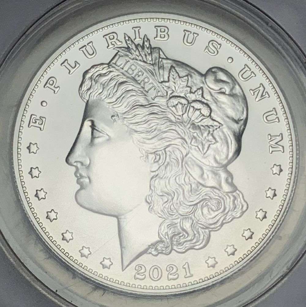 2021-O Privy Morgan Silver Dollar ANACS MS70 Advance Release (1 of 4)