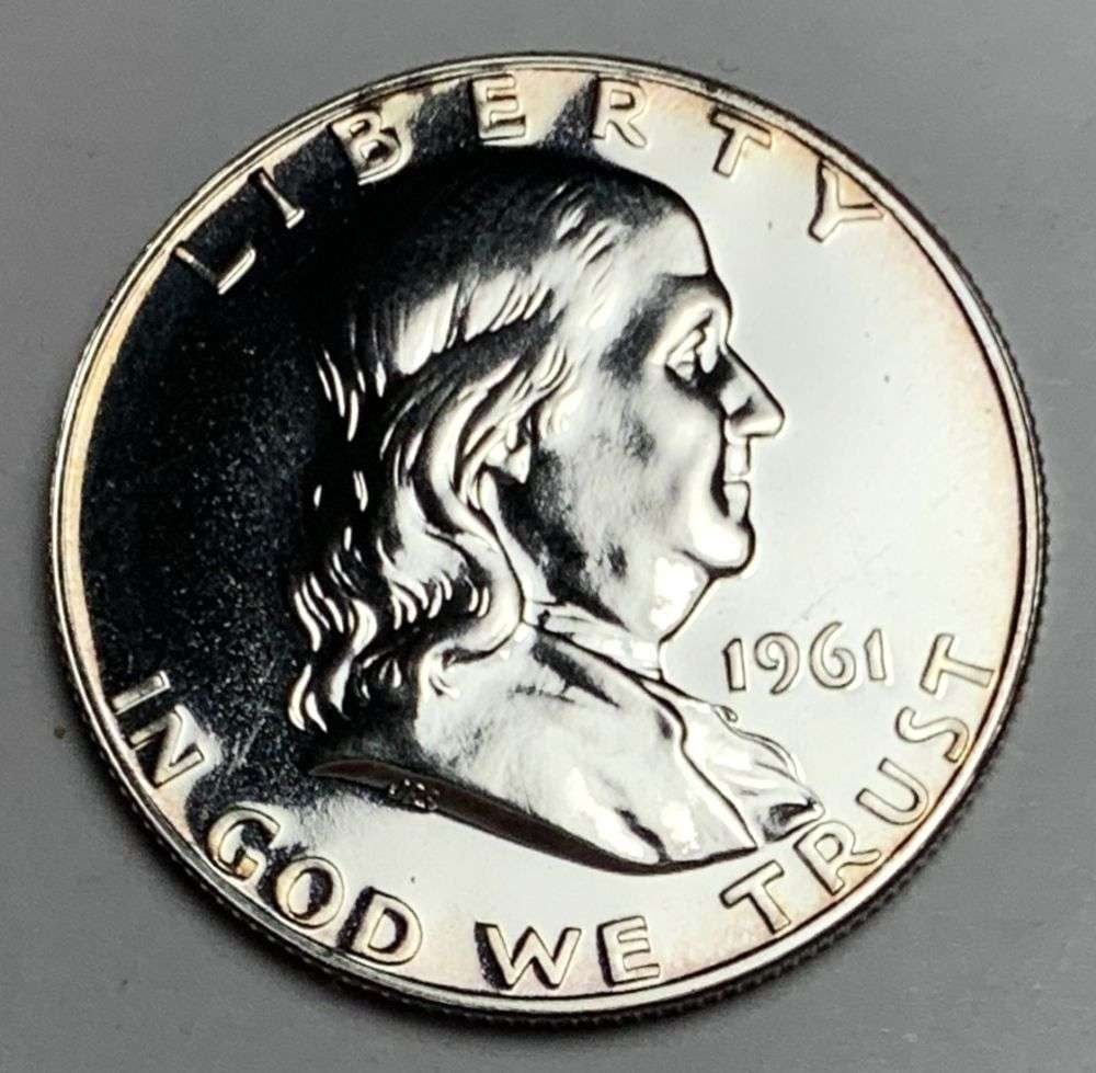 1961 Franklin Silver Half Dollar PR68 (1 of 2)