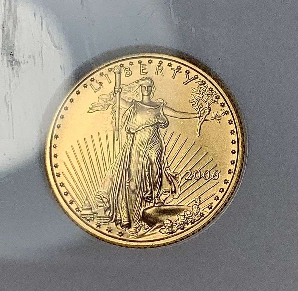 Rare 2006 American $5 Gold Eagle 1/10 ozt NGC MS69: Winner shall receive the exact coin shown here. (MK/REB)