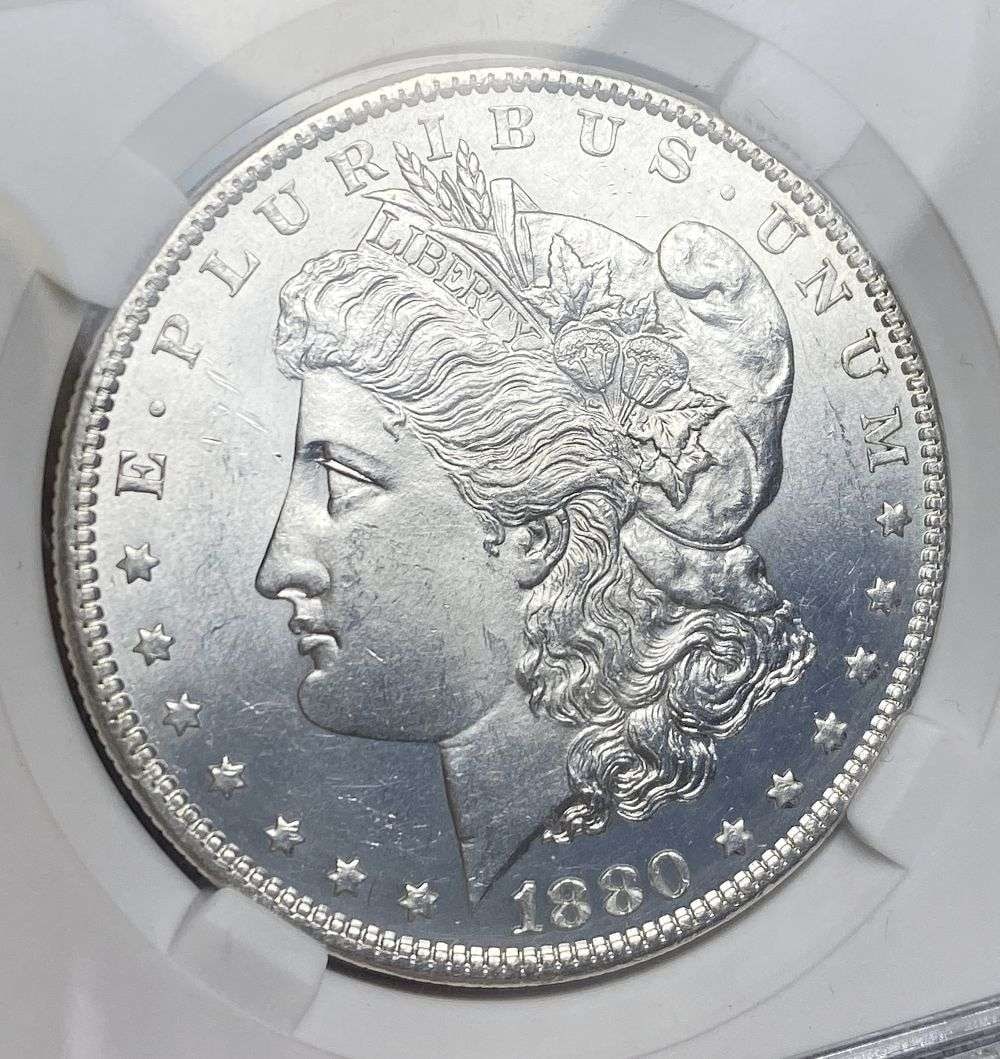 1880-O Morgan Silver Dollar MS65+ PL (1 of 6)