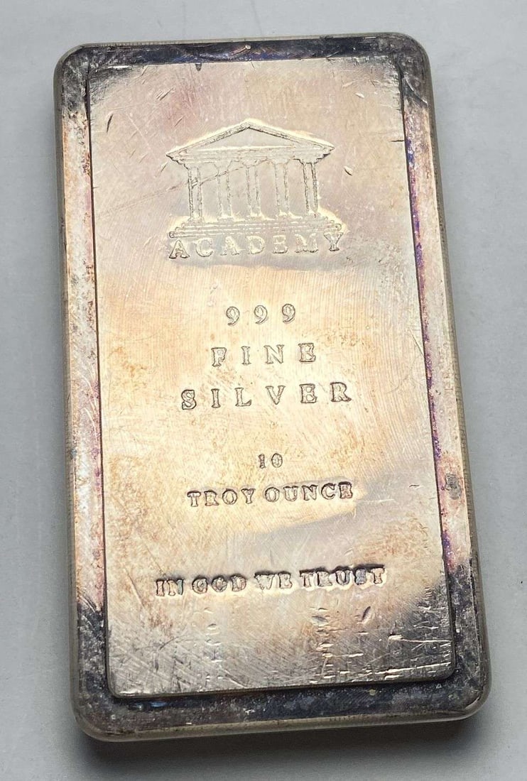 Academy In God We Trust 10 ozt .999 Silver Bar (1 of 4)