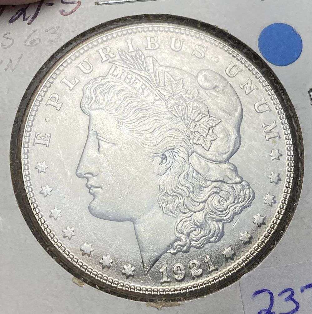 1921-S Morgan Silver Dollar MS63 (1 of 2)