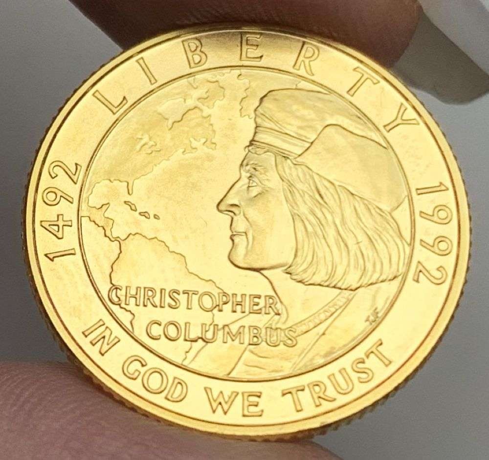 1992-W Christopher Columbus Gold $5 Commemorative (1 of 2)