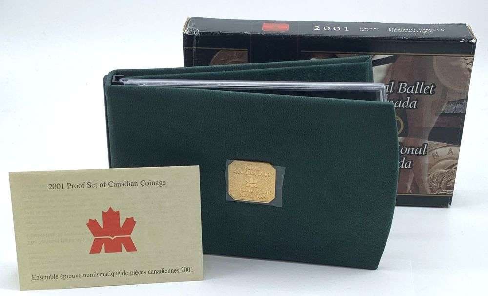 Last Minute! 2001 Royal Canadian Mint National Ballet Of Canada Proof Set (8-coins) (1 of 10)