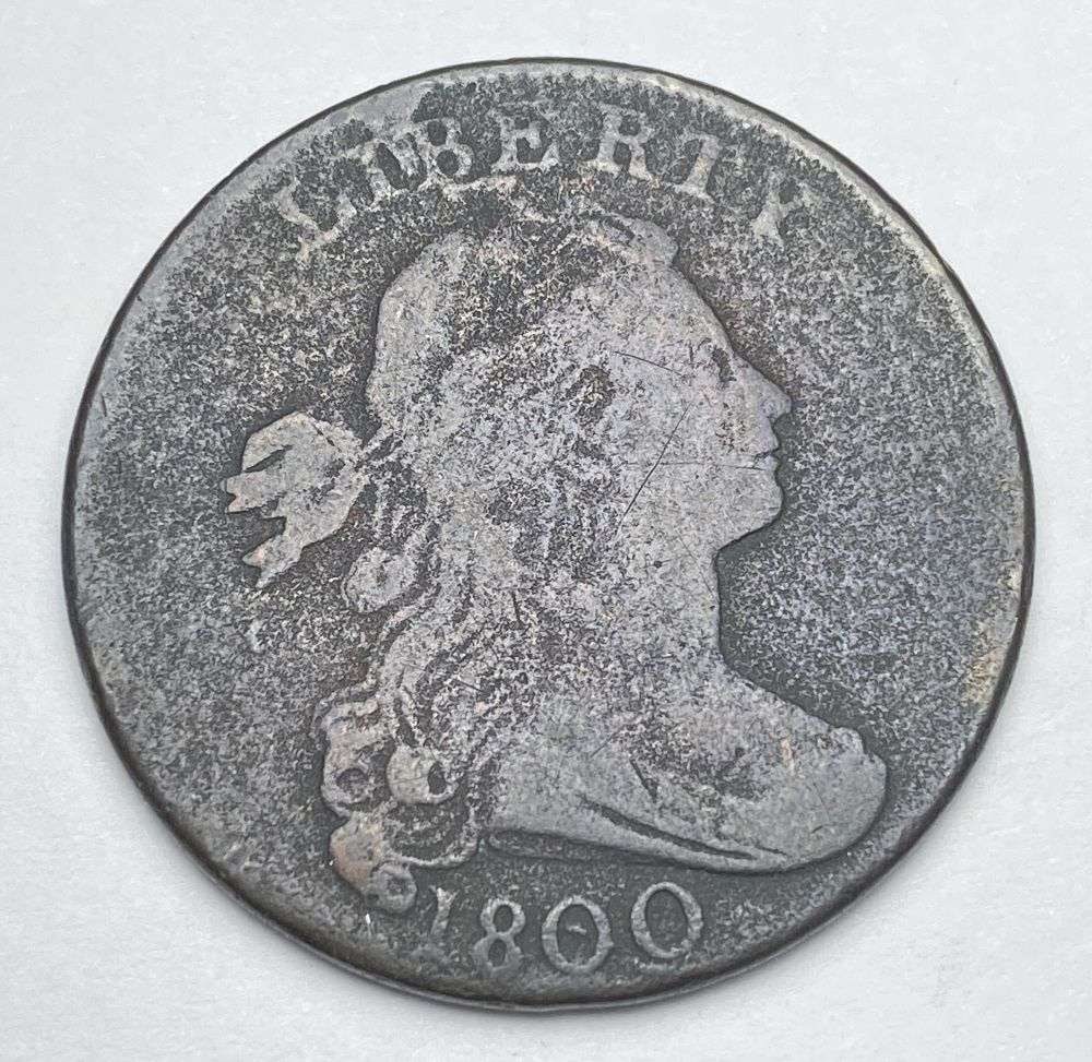 Last Minute! 1800 Draped Bust Cent Fine (1 of 2)