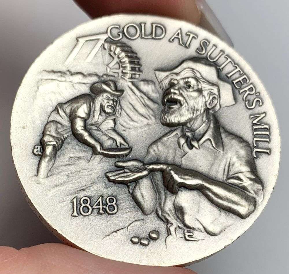 Vintage 1848 Gold At Sutter's Mill Longines Symphonette Commemorative #858 1.150 ozt .999 Silver: This consignment, we hope to offer over time across our various Whatnot channels, with the best material featured in our Wednesday auctions. We hope to be done with this stuff by the beginning of 2027