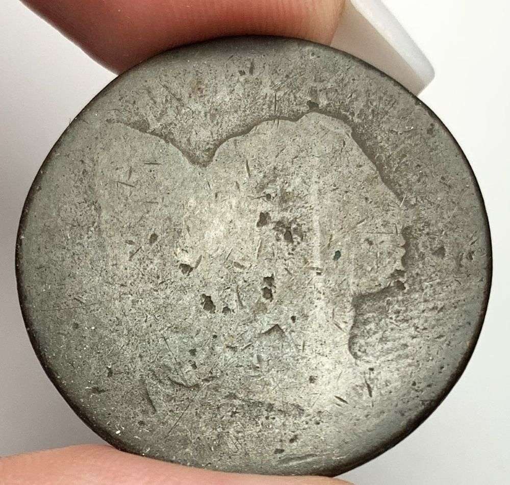 Rare 1793 Large Cent AG Details: Winner shall receive the exact coin shown here. (MR/UB)