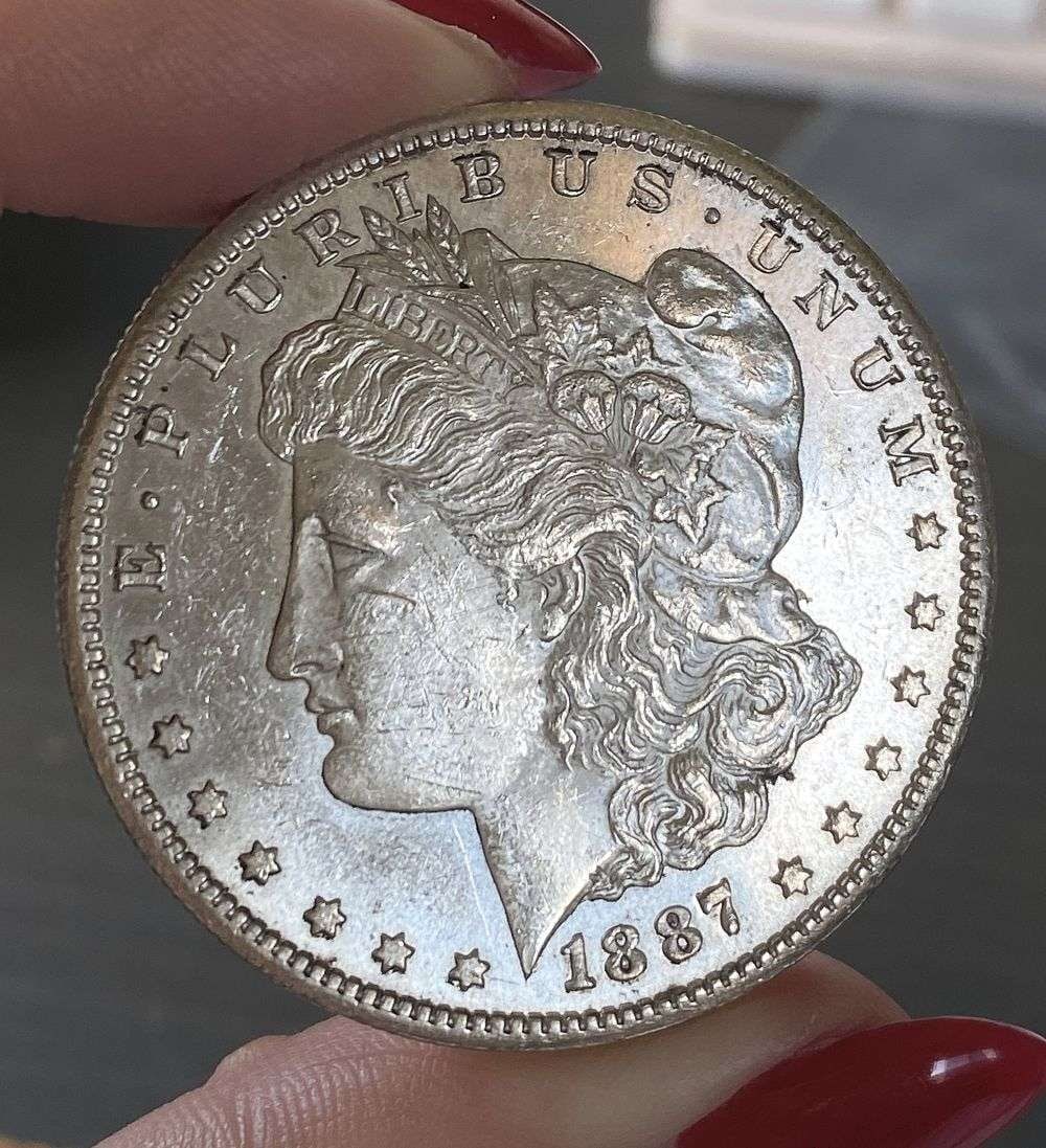 1887-S Morgan Silver Dollar MS64 PL (1 of 9)