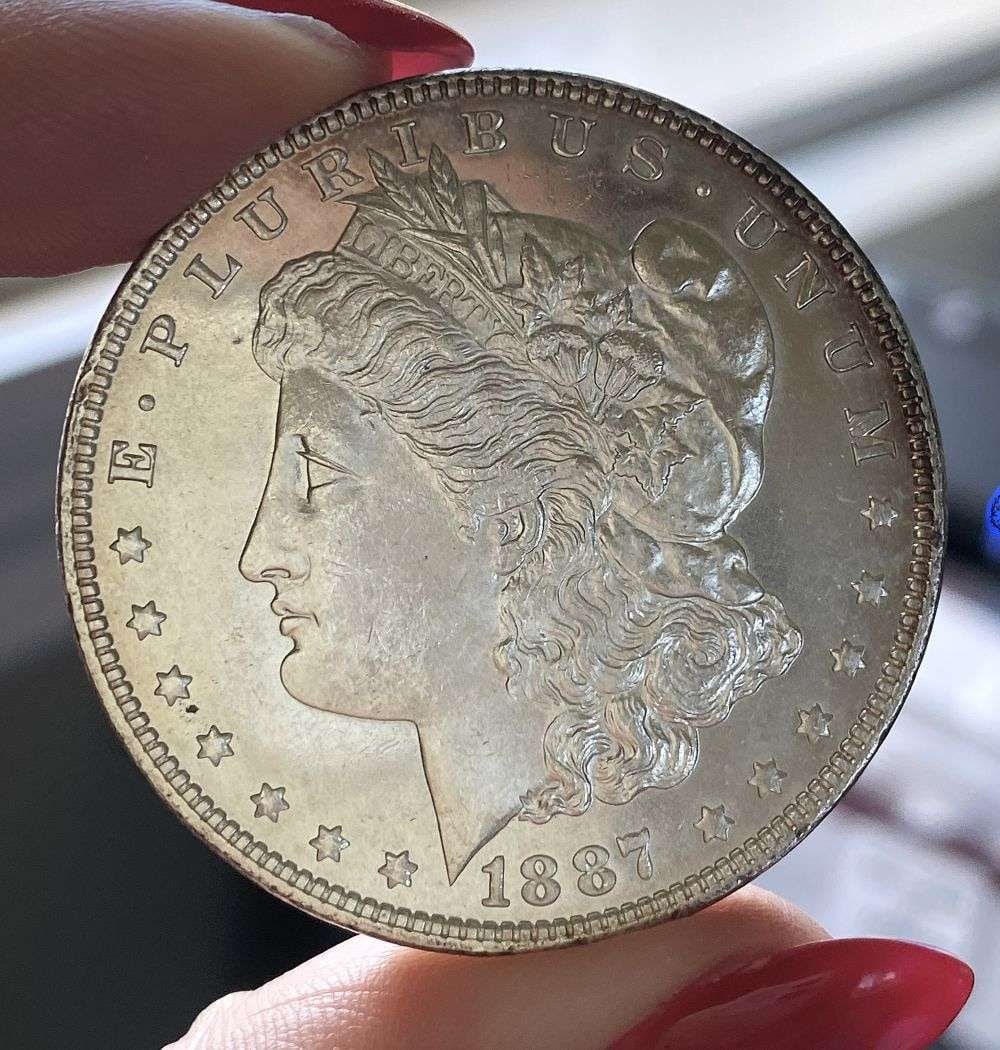 1887 Morgan Silver Dollar MS66 PL (1 of 9)