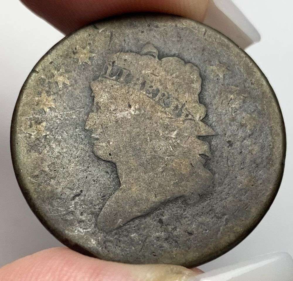 Vintage Classic Head Large Cent AG Details: Winner shall receive the exact coin shown here. (MR/UB)