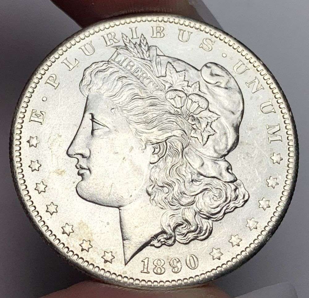 1890-S Morgan Silver Dollar MS64 (1 of 7)