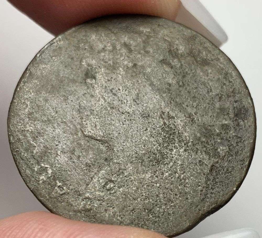 Colonial 1773 Virginia Half Cent AG (1 of 2)
