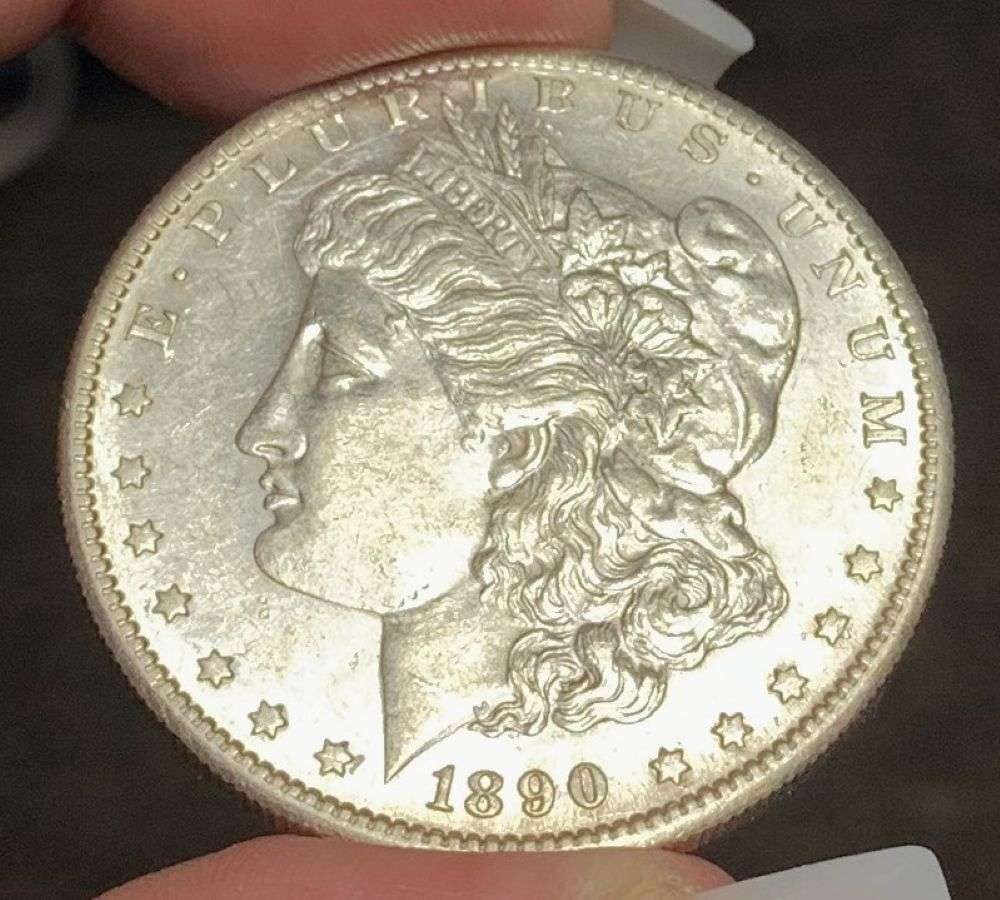 1890-S Morgan Silver Dollar MS63 PL: A very special consignment. Once in a great while, some really, really nice silver dollars will hit the market. These coins come from a old, old-timer! By order of the consignor, none of these coins a