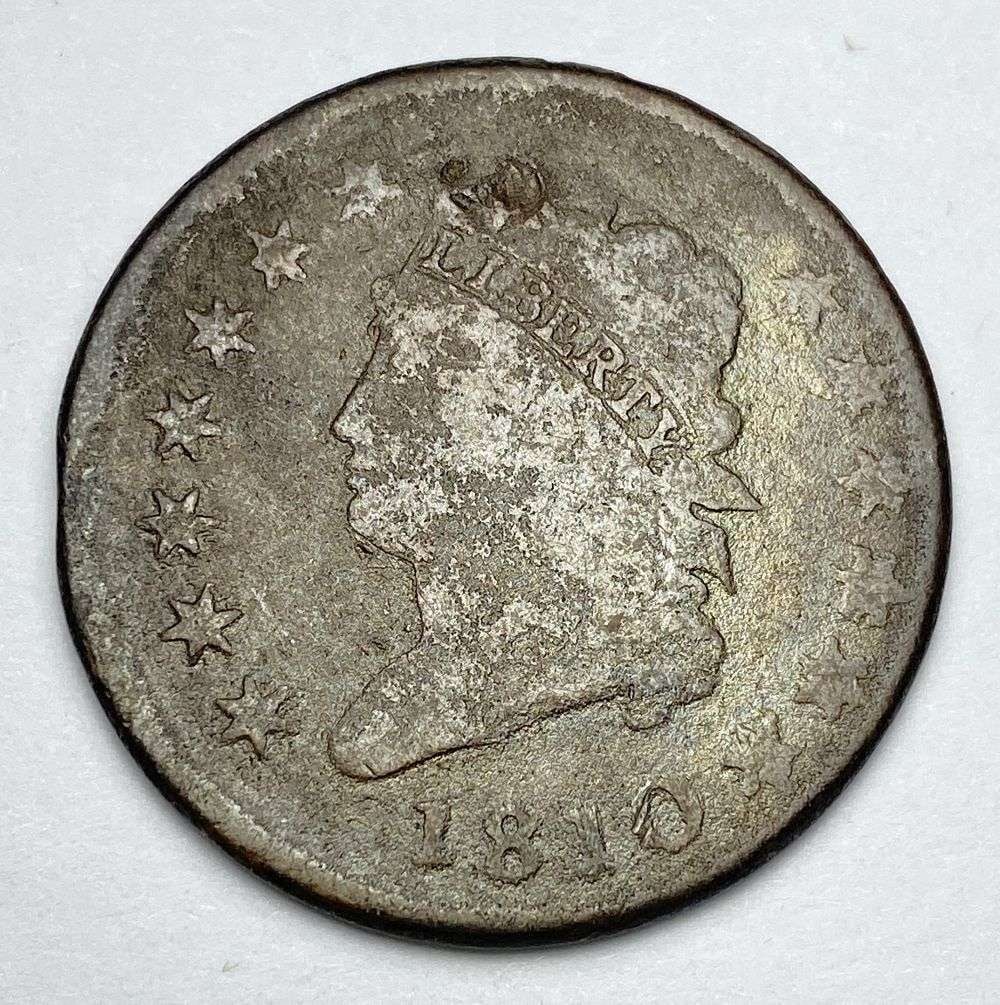 1810 Classic Head Large Cent VF Details (1 of 2)
