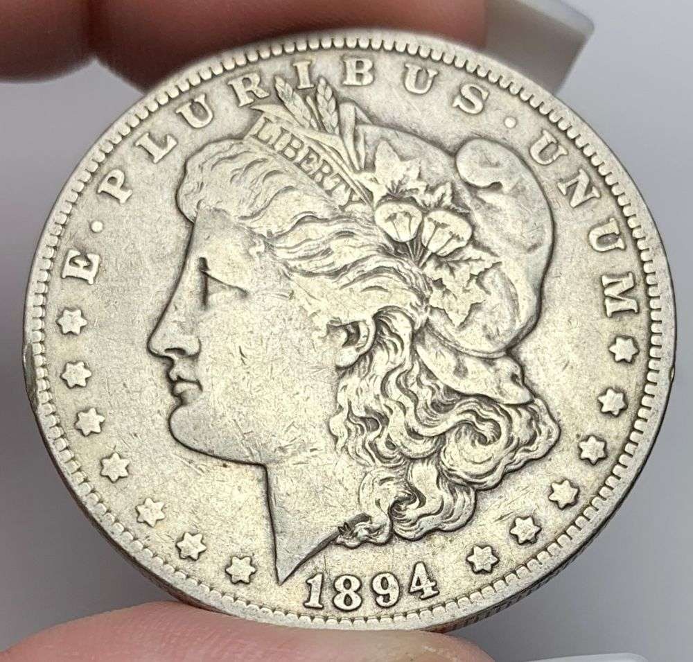 1894-O Morgan Silver Dollar VF (1 of 2)