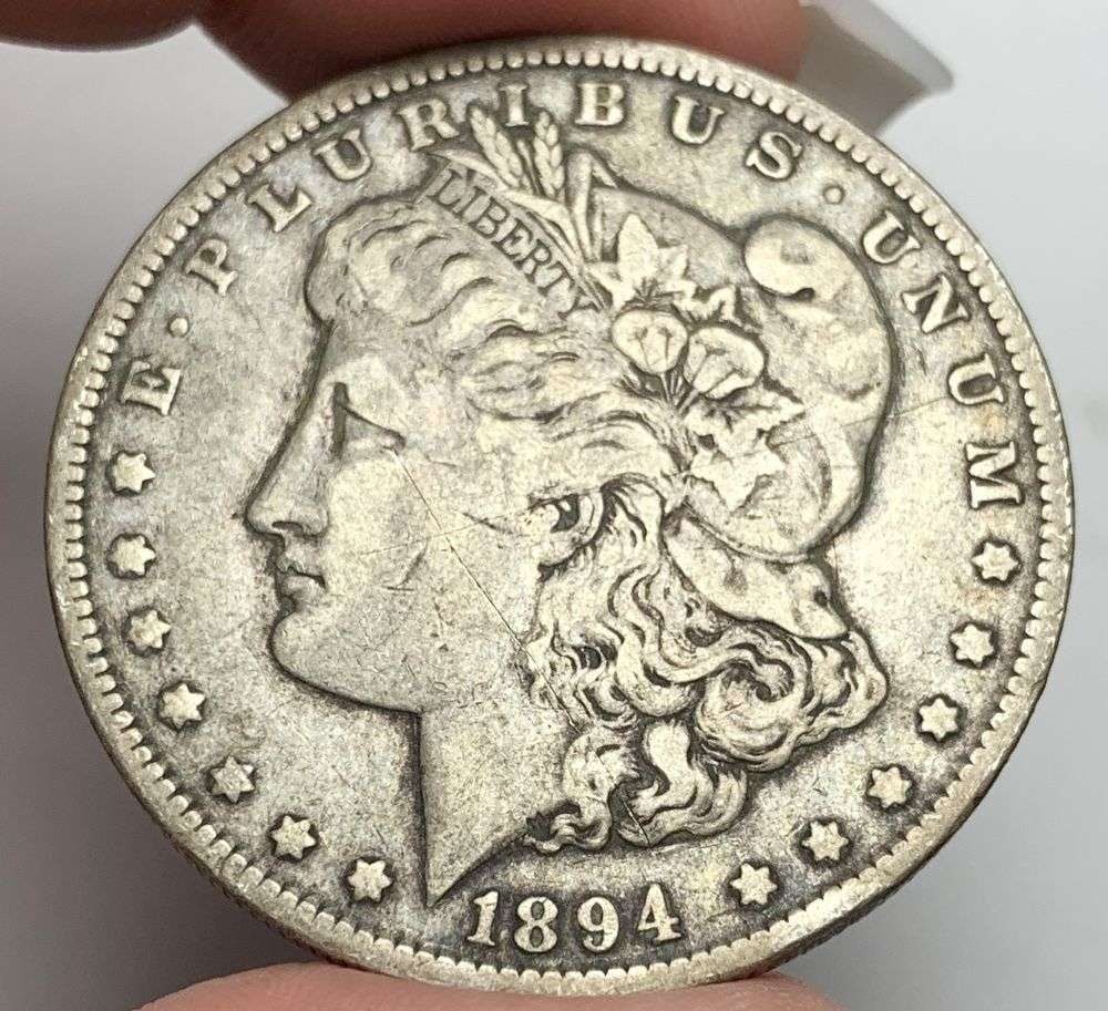 1894-O Morgan Silver Dollar VF (1 of 2)