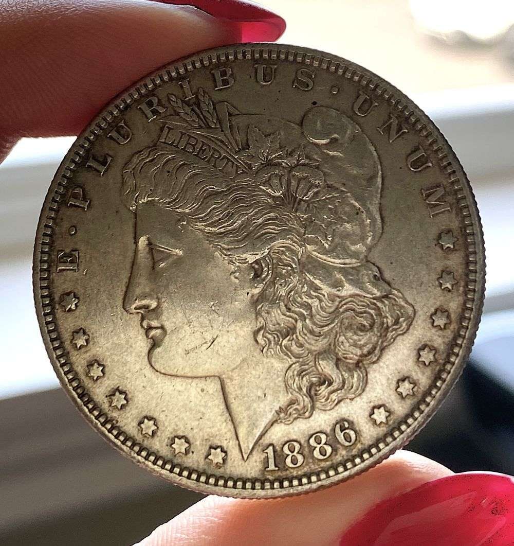 1886-S Morgan Silver Dollar MS64 PL: Winner shall receive the exact coin shown here. (MR/RB)