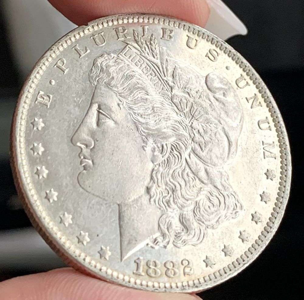 1882-O Morgan Silver Dollar MS64 PL (1 of 2)