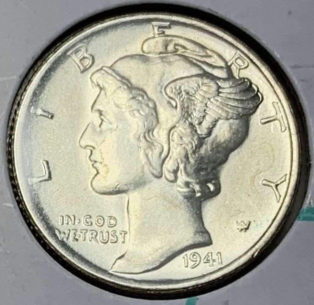 1941-S Mercury Silver Dime MS66 FB: This consignment, we hope to offer over time across our various Whatnot channels, with the best material featured in our Wednesday auctions. We hope to be done with this stuff by the beginning of 2027