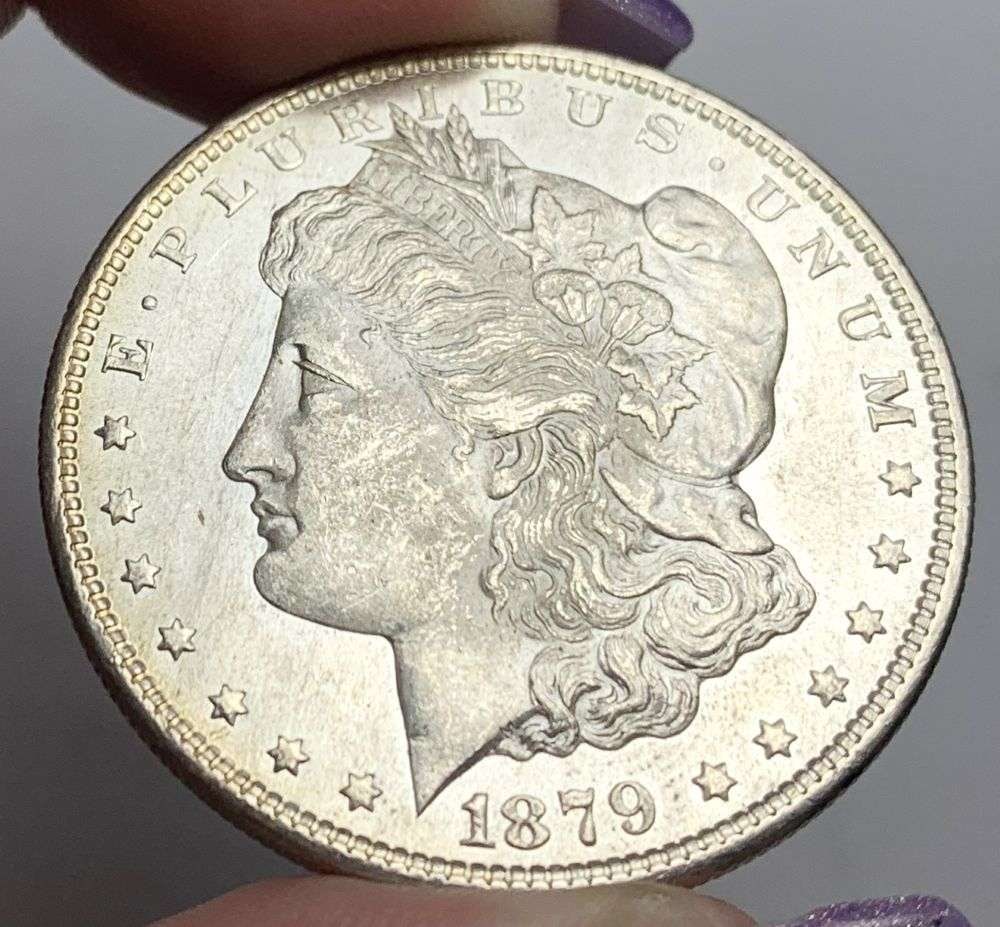 1879-S Morgan Silver Dollar MS63: This consignment, we hope to offer over time across our various Whatnot channels, with the best material featured in our Wednesday auctions. We hope to be done with this stuff by the beginning of 2027