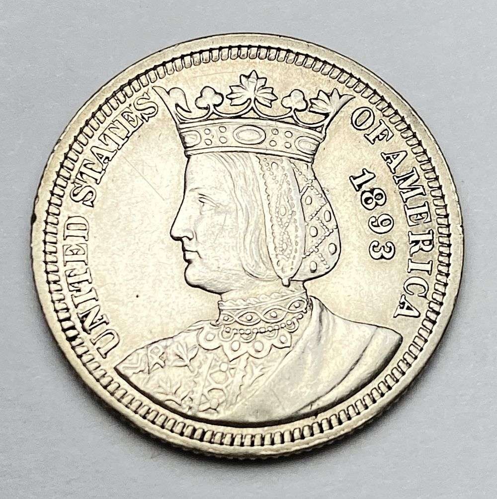 1893 Isabella Commemorative Silver Quarter MS63 (1 of 2)